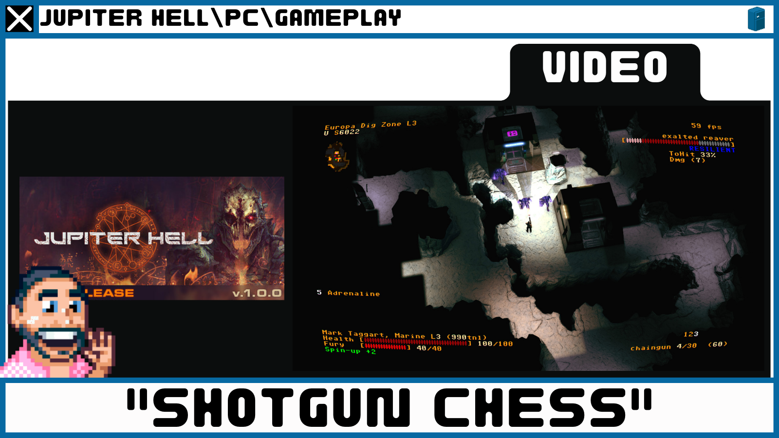 ♜ Jupiter Hell, PC, Gameplay, Ten-minute Taster, Turn-Based Roguelike  Doom Shotgun Chess ♜ @chaosforge_org #GameDev #IndieGames, Games Freezer